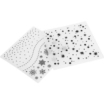 2 stuks Plastic Embossing Mappen DIY Kaarten Maken Papier Knutselgereedschap Scrapbooking Embossed Sjabloon white