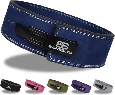Barbelts Powerlift riem navy - lever belt - M