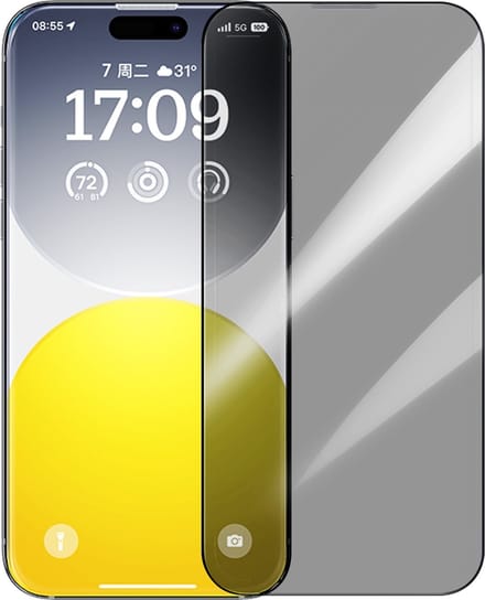 Solidenz Privacy Screenprotector - Geschikt voor Apple iPhone 15 Plus