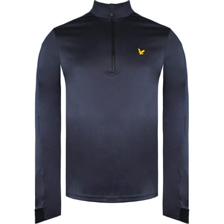 Lyle & Scott Long Sleeve 1/4 Zip Up Navy Ventech Golf Mens Midlayer ML1240G Z807