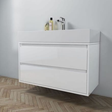 Megabad Profi Collection Pure 2.0 vanity unit 90 cm with 2 drawers 21SF1101090I