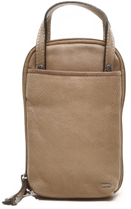 Berba | Lucca | Telefoontasje | Dames | Taupe | Leer