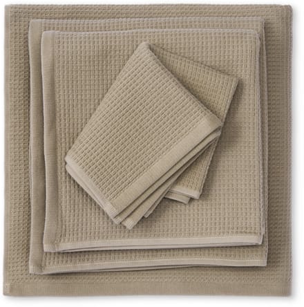 Kayori Nuno Handdoek - 50x100 cm - Set van 3 - Taupe
