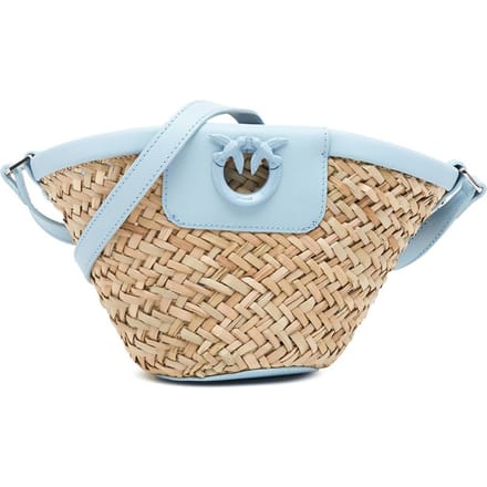 Love Summer Bucket Rafia + Vitello Seta