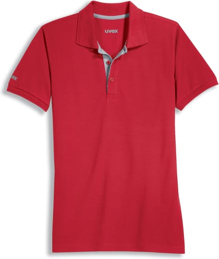 Uvex Poloshirt Standalone Shirts (Collectionsneutraal) Rood (89048)
