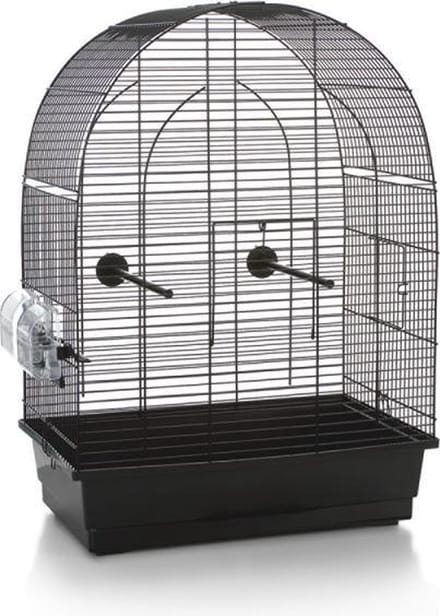 Beeztees Lucie Fanette - Vogelkooi - Zwart - 45x28x63 cm
