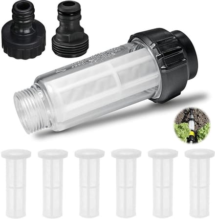 7-delig waterfilter, hogedrukreiniger-rugfilter, geschikt voor Karcher K2 - K7 waterfilter