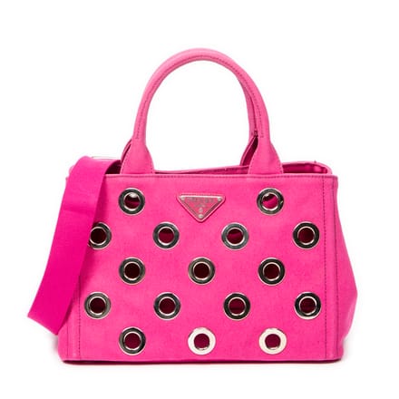 Small Grommet Canapa Tote  Schoudertas