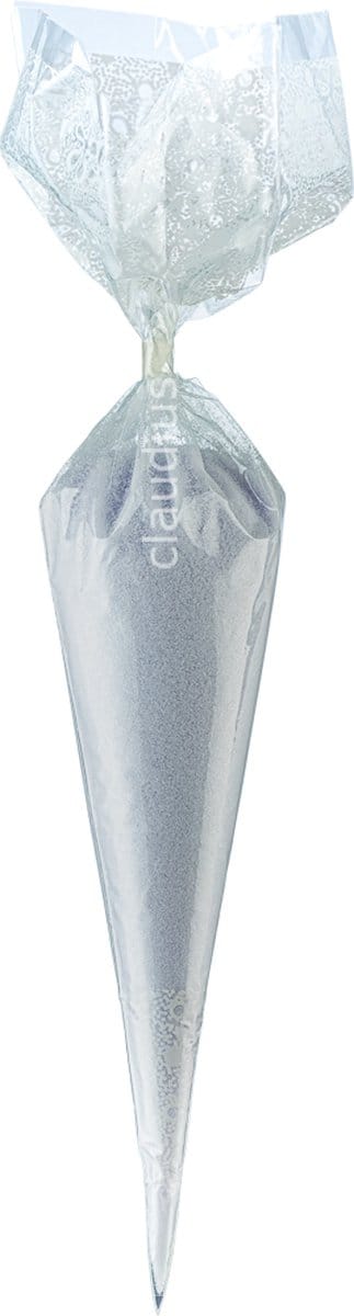 Scrubzout Lavendel - 500 gram in puntzak wit - set van 6 stuks - Hydraterende Lichaamsscrub