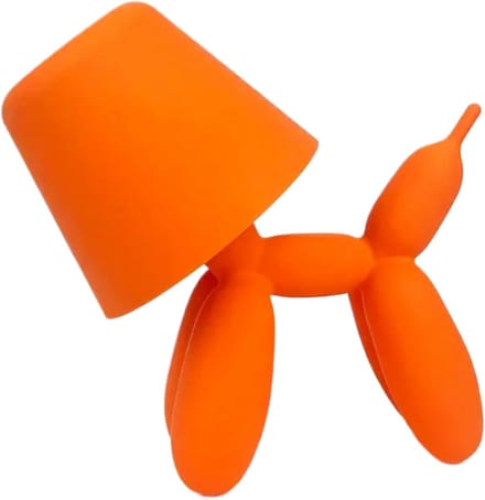 Oplaadbare Ballon Hond Tafellamp - Decoratieve LED Bureaulamp met 3 Kleuren