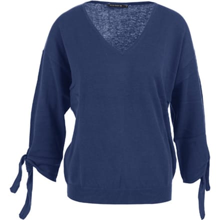 River Woods Vneck Swt Knotted Cuff Blue Taglia: XS | Maglioni a maglia Outlet | Donna | Blu