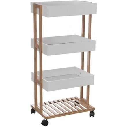 Eazy Living Trolley Yanis 4-Laags Wit