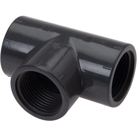 T-koppeling Rp4'' Pvc-u EN 1452-3 16 bar (224.8psi)
