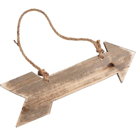 Houten bord "Pijl"