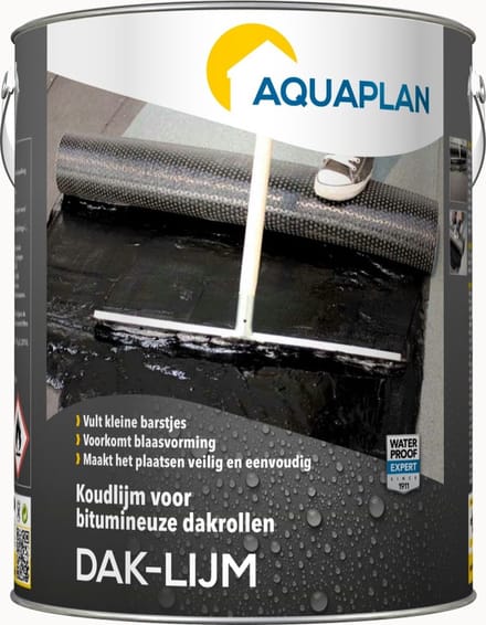 Aquaplan Koudlijm Voor Bitumineuze Dakrollen 5l