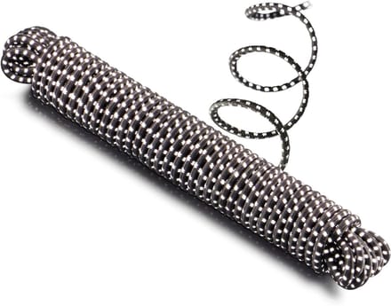 Spanrubber set - Expander touw - Lading zekeren - Reflecterend ontwerp - 10 meter lengte - Zwart zilver