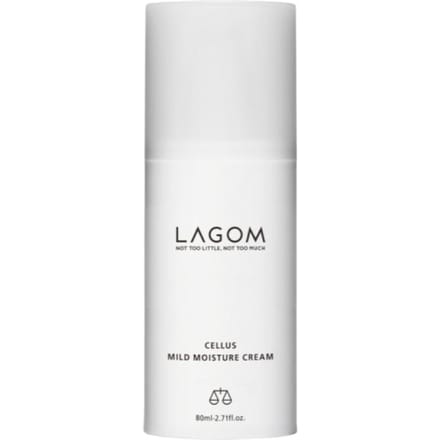Lagom Cellus Mild Hydraterende Crème Hydraterende Barrière Verzorging 80ml white