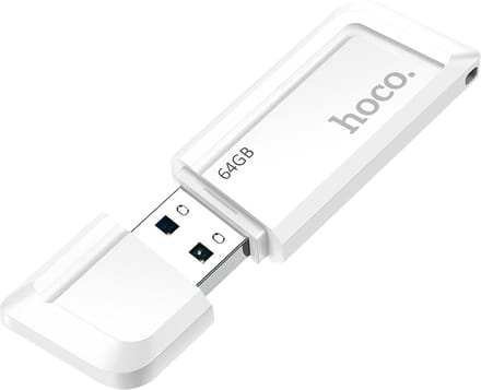 Hoco, USB-stick 64 GB USB 3.0 Snelle Overdracht / Lezen Compact, Wit
