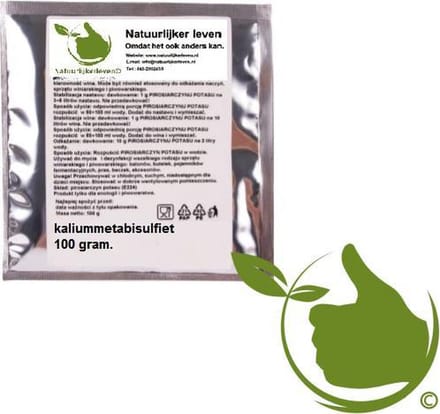 Kaliummetabisulfiet 100 gram