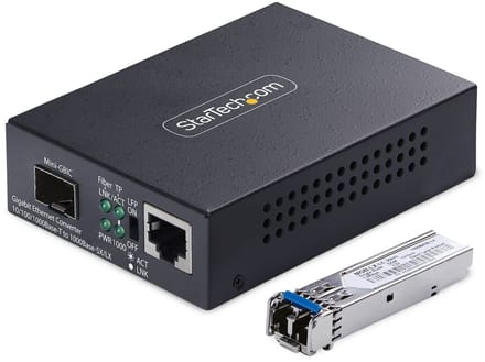 StarTech.com - fibre media converter - 10Mb LAN 100Mb LAN 1GbE - TAA Compliant