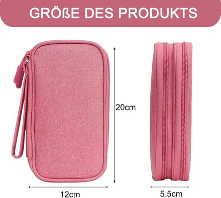 Organiser Tas voor Kabels en Elektronica Accessoires - Dubbellaags en Draagbaar