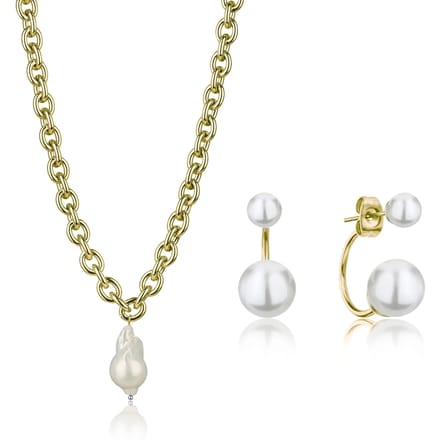Dames ketting en oorbellen set Isabella Ford Morgan Pearl