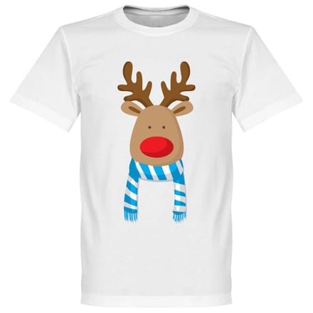 Reindeer Supporter T-Shirt - Lichtblauw/Wit - XL