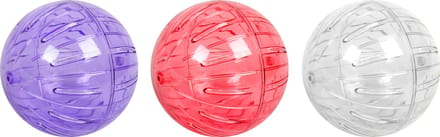 Flamingo Knaagdierspeelgoed Bal voor muizen - Paars - 12 cm