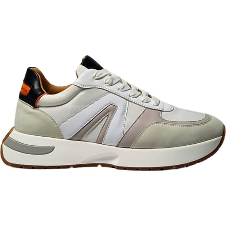 Mannenschoenen Alexander Smith Hyde Man-White Black Orange