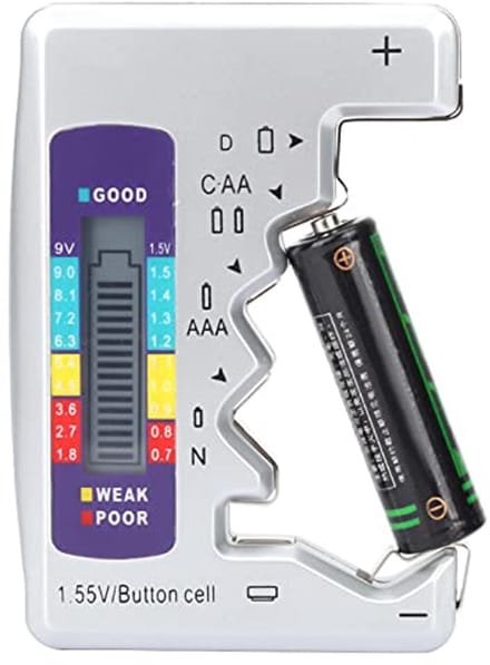Digitale Batterij Tester voor Lithium Batterijen - Capaciteitsmeter voor Batterijen
