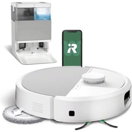 iRobot Roomba® Plus 505 Combo Robot + Autowash™ Dock - Robotstofzuiger met Dweilfunctie - Wit - N1852