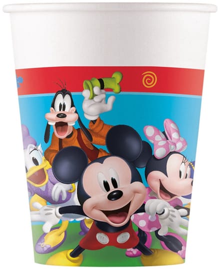 Mickey Mouse Bekers Papier FSC 200 ml - 8 stuks