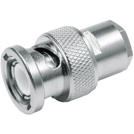 Telegärtner 100023337 100023337 BNC-connector Stekker, recht 50 Ω 1 stuk(s)