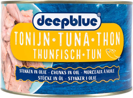 Tonijn in olie 1705 gr (Deepblue)