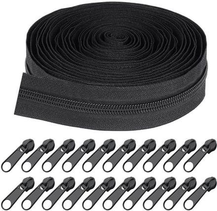 SPHProducts - Nylon ritsrol - Handgrepen - 10 meter - Zwart - Voor