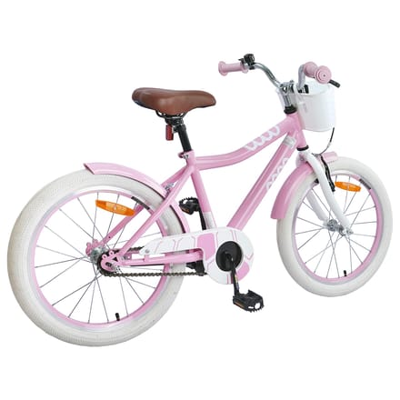 vidaXL - Kinderfiets - 18 - Inch - voor - 5-7 - jaar - oud - Licht - Roze
