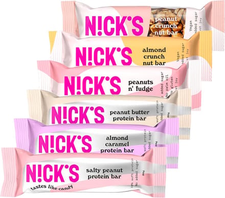 Nick's | Mix Nut Bars | Voordeelpakket | 6 stuks