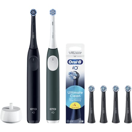 Oral-B iO 2 Duo Pack Zwart en Groen Value Pack