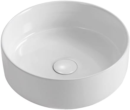 ALONI Fira Waskom – 36x12,5 cm – Glanzend Wit – Inclusief Click Waste