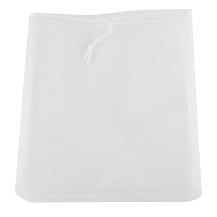 Passoire en tissu maillé nylon pour lait de noix d'amande, sac filtrant réutilisable, passoire de cuisine white