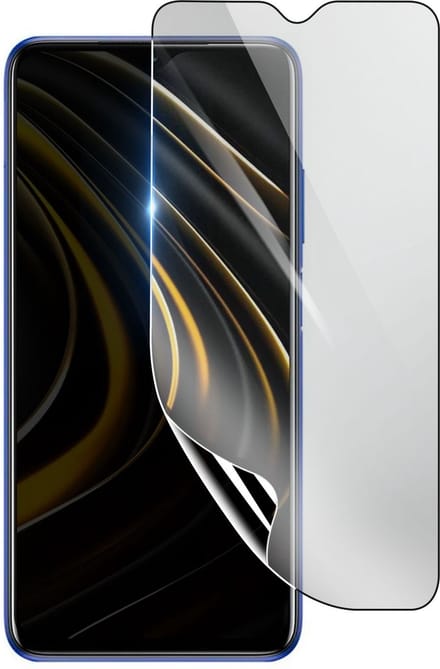 3mk, Geschikt voor Xiaomi Poco M3, Schokbestendige Hydrogel Screenprotector, Transparant