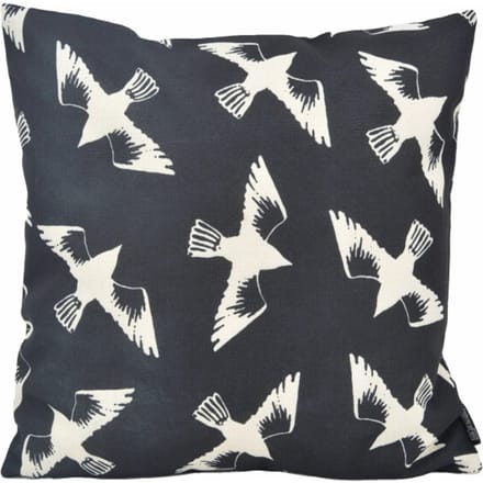Gek op kussens! Sierkussen black birds | 45 x 45 cm | katoen/linnen