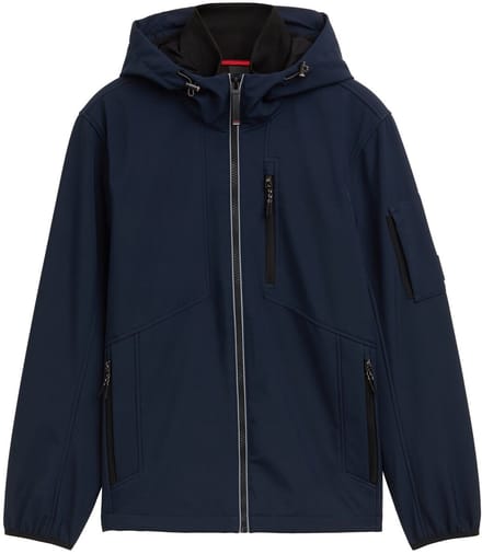 Tom Tailor - Softshell jas met capuchon - Maat S - sky captain blue