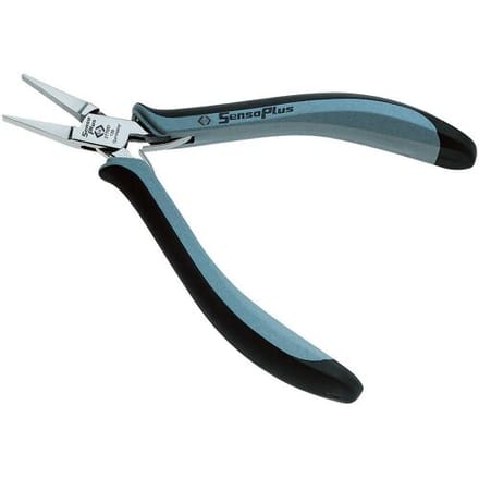C.K T3770D 120 Platte tang ESD Recht Carbonstaal 130 mm