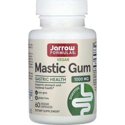Gomme Mastic Végétalienne, 60 Capsules Végétales (500 mg par capsule)