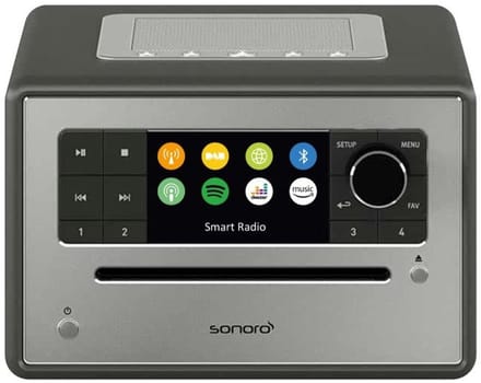Sonoro Elite 2025 Internet Radio met CD-Speler - Mat Grafiet