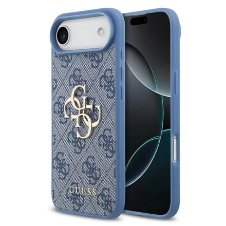 Guess Back Cover - iPhone 17 Air - Blauw - Slank Design met Big Metal Logo