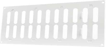 Verstelbaar Ventilatie Rooster 400x150mm Wit voor Ventilatiesystemen