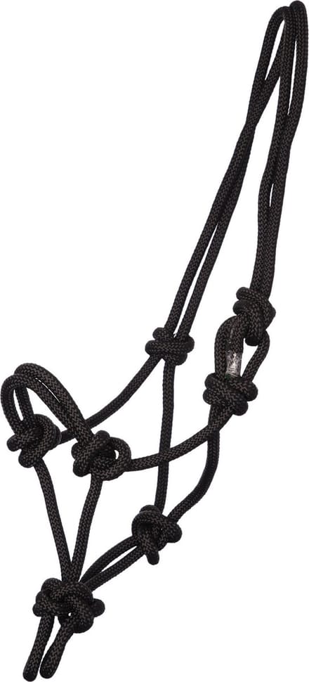 MHS Touwhalster Basic Mini Jaarling Zwart