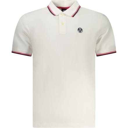 North Sails Bianco Katoenen Heren Polo